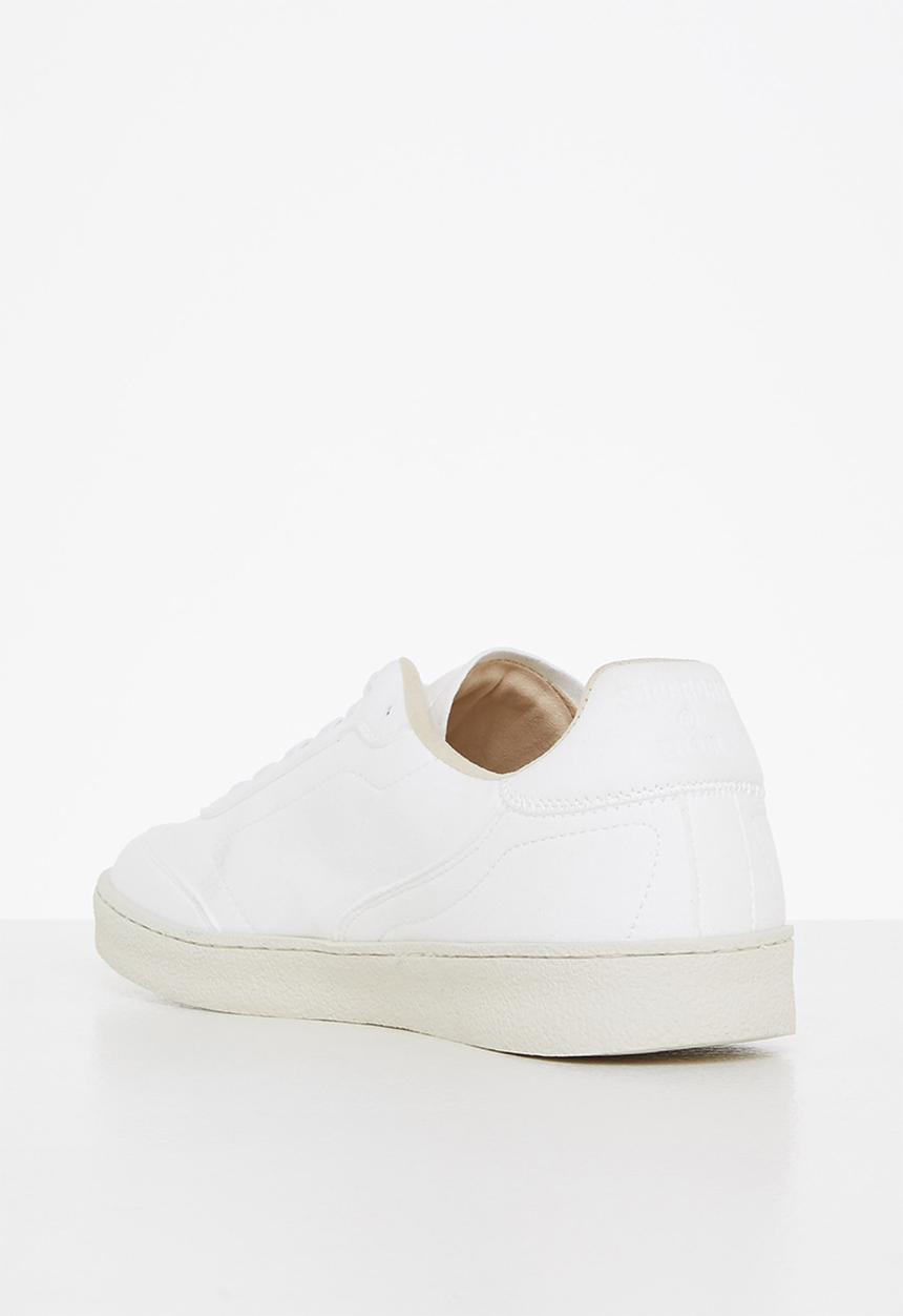Superdry. - Vegan retro ov sleek trainer - white