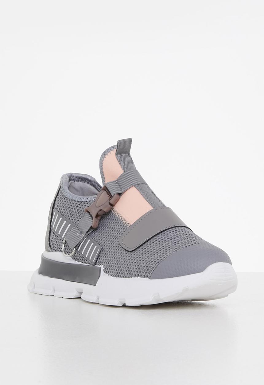 Tom Tom - Chunky knit lace up sneaker - grey