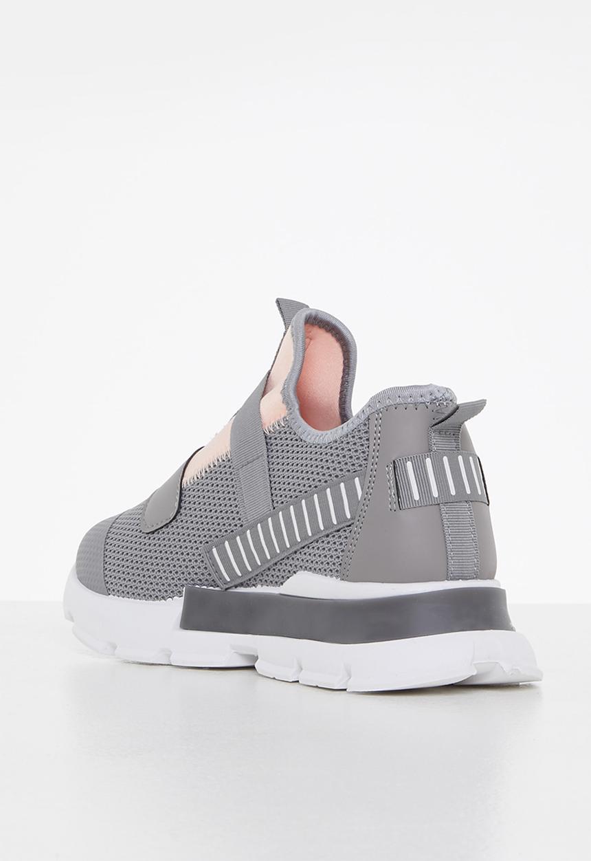 Tom Tom - Chunky knit lace up sneaker - grey