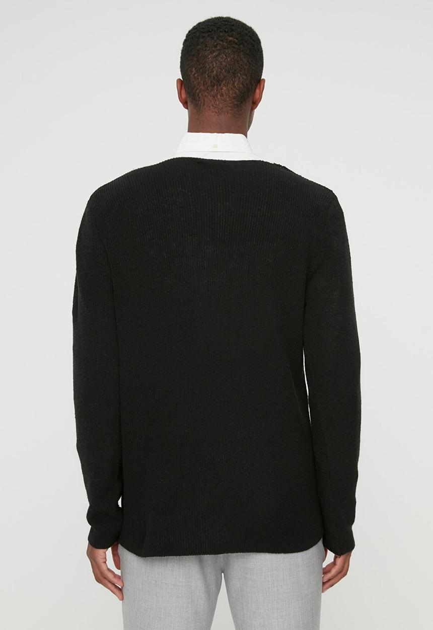 Trendyol - Carlio knit crew sweater jumper - black