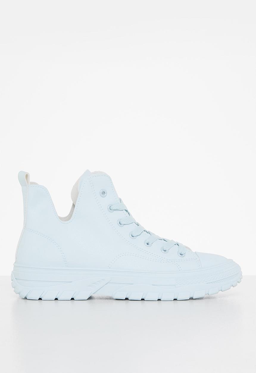 Tom Tom - Chunky lace-up ankle boot - baby blue