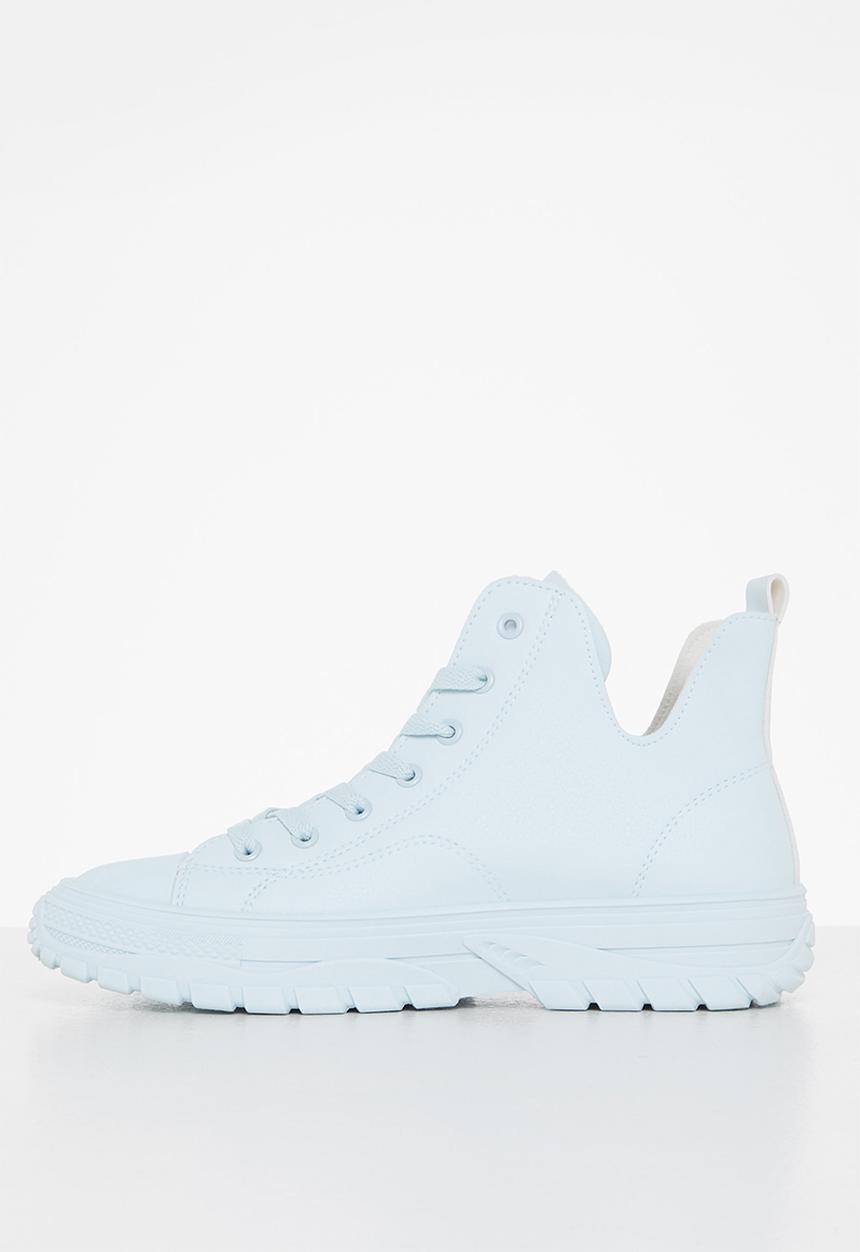 Tom Tom - Chunky lace-up ankle boot - baby blue