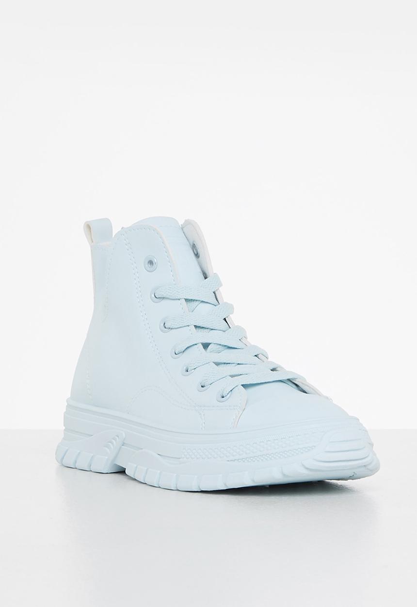 Tom Tom - Chunky lace-up ankle boot - baby blue