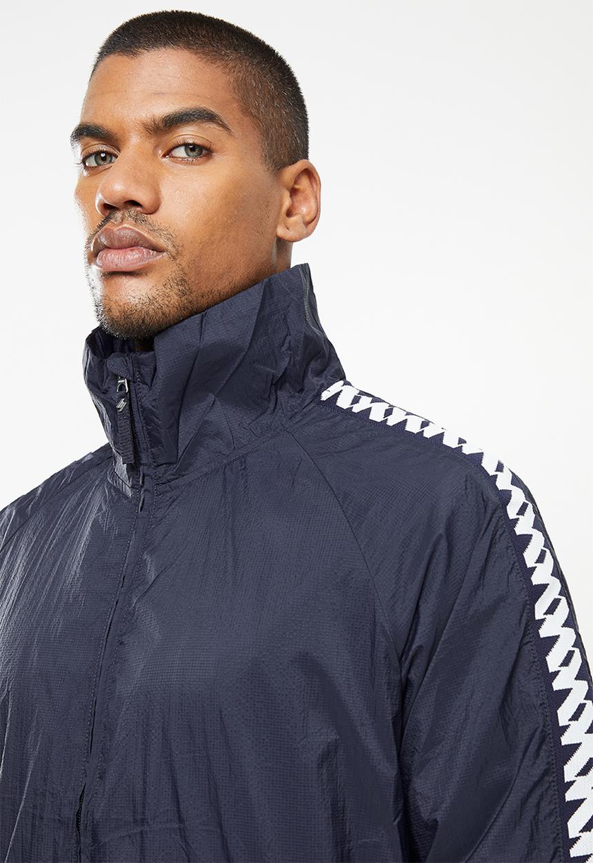 Superdry. - Non hooded track wind runner - deep navy
