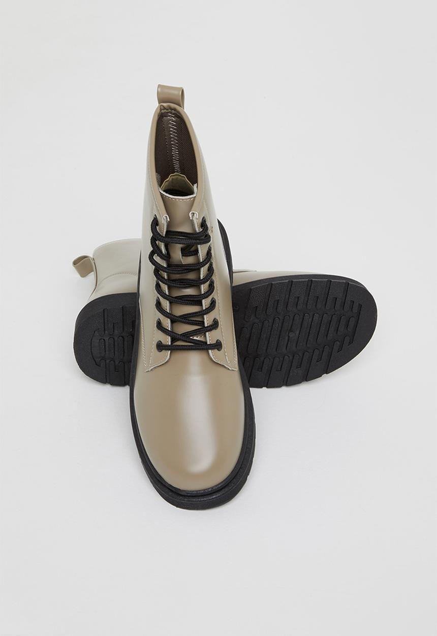 Tom Tom - Chunky lace-up boot - taupe