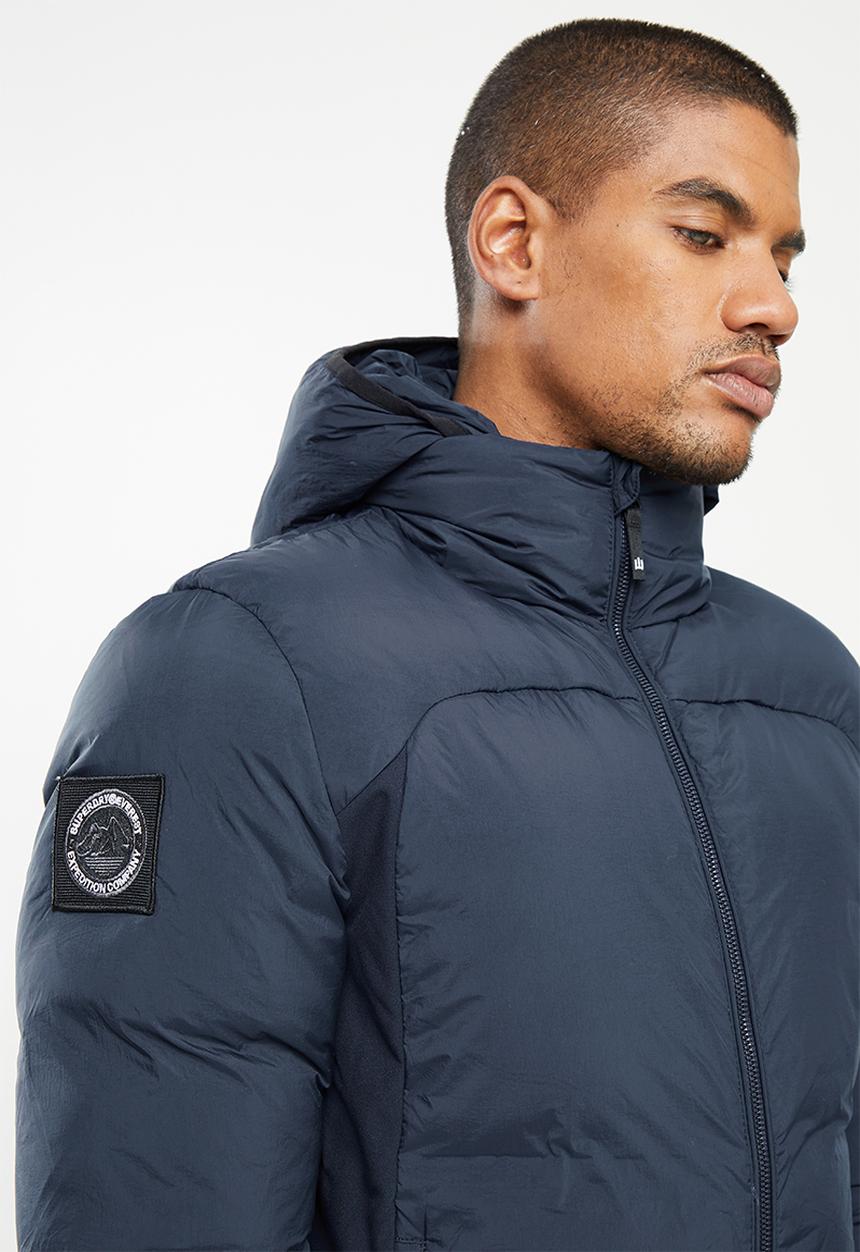 Superdry. - Expedition down windbreaker - eclipse navy