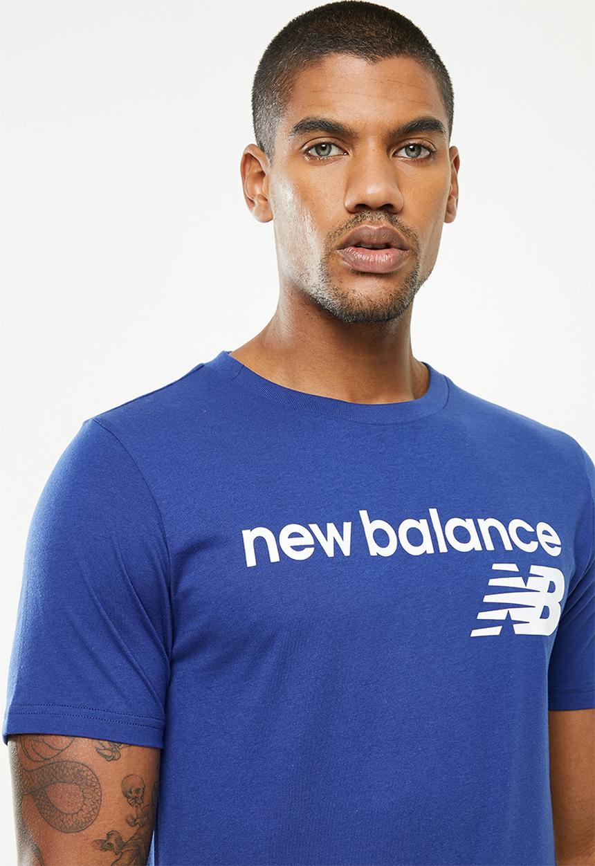 New Balance  - NB Classics Core Tee - Atlantic Blue