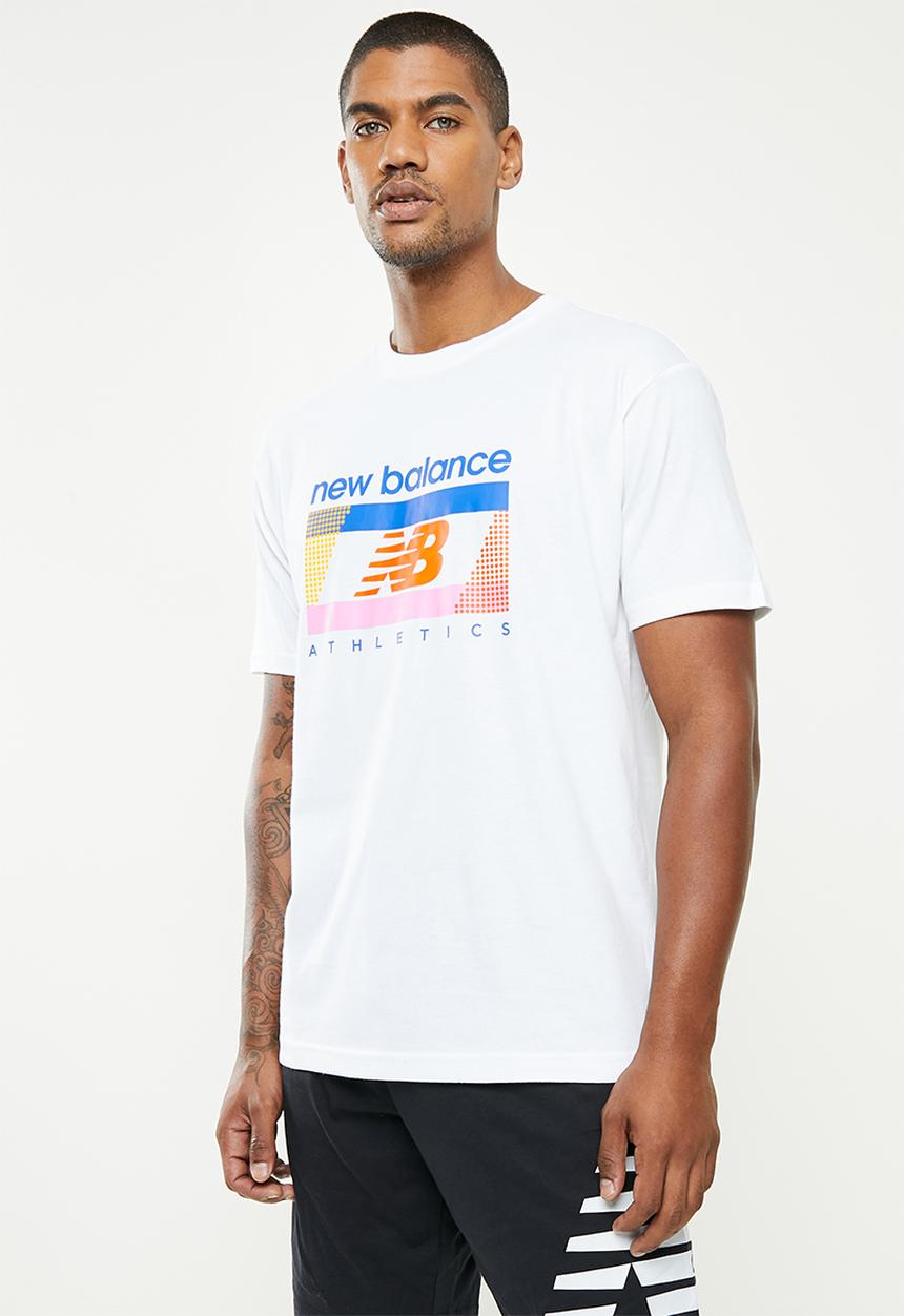 New Balance  - NB Athletics Amplified Tee - White