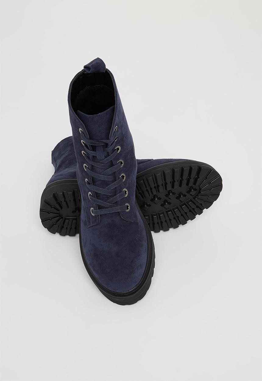 Madison® - Shay chunky lace up boot - navy