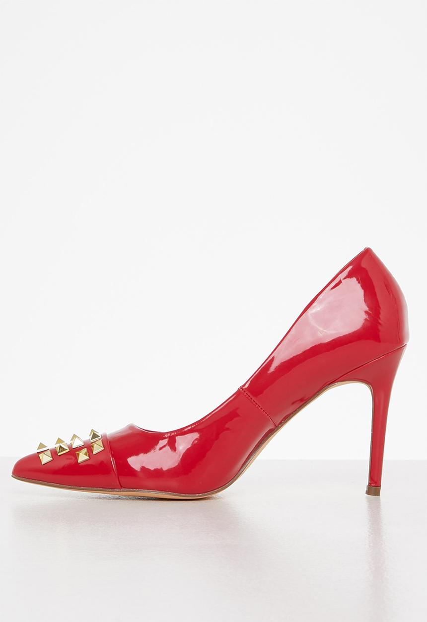 Madison® - Lego studded court heel - red