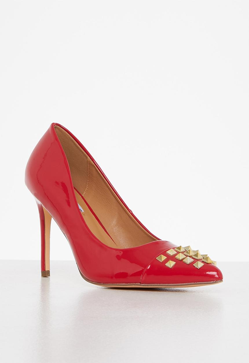 Madison® - Lego studded court heel - red