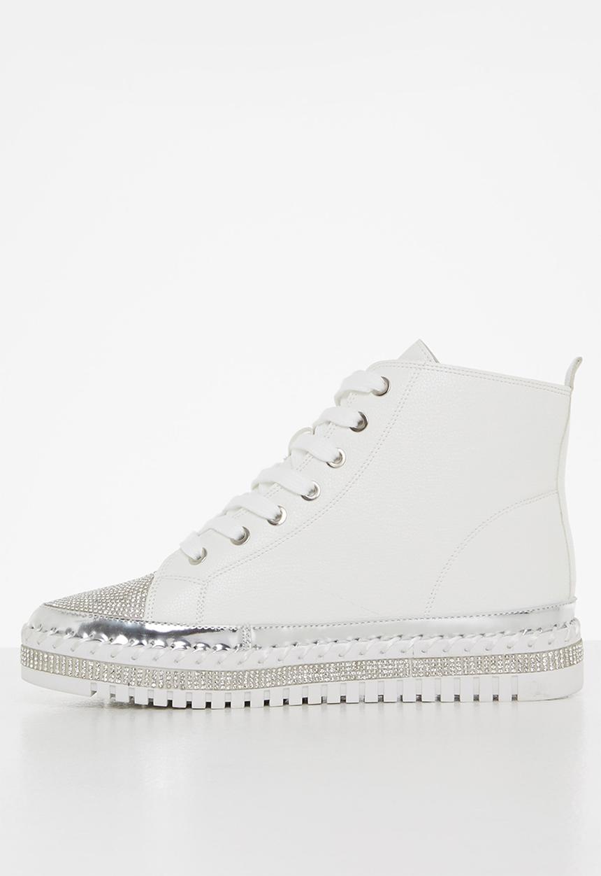 Footwork - Nalli lace up boot - white