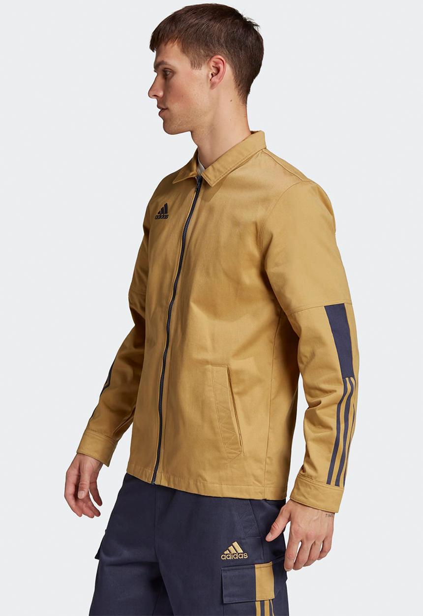 adidas Performance - adidas Tiro Overshirt Jacket - Golden Beige