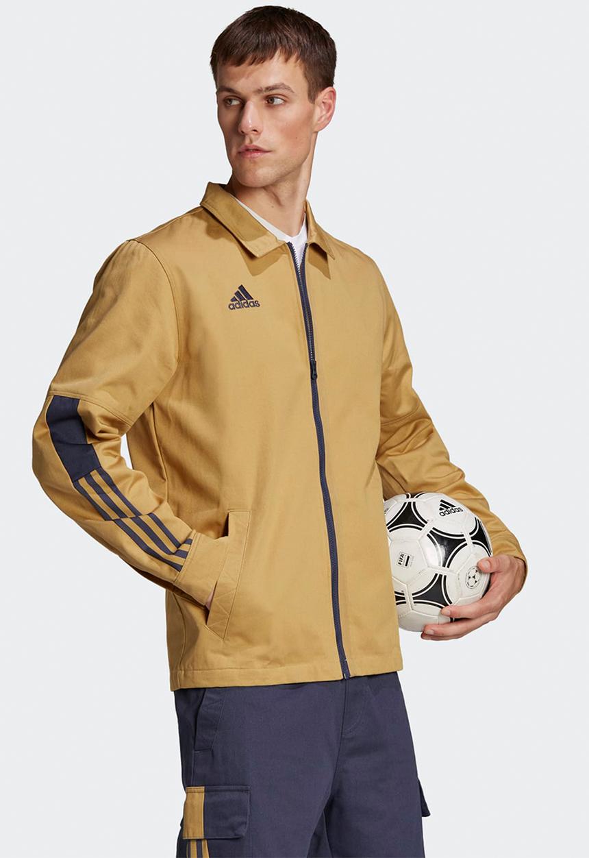 adidas Performance - adidas Tiro Overshirt Jacket - Golden Beige