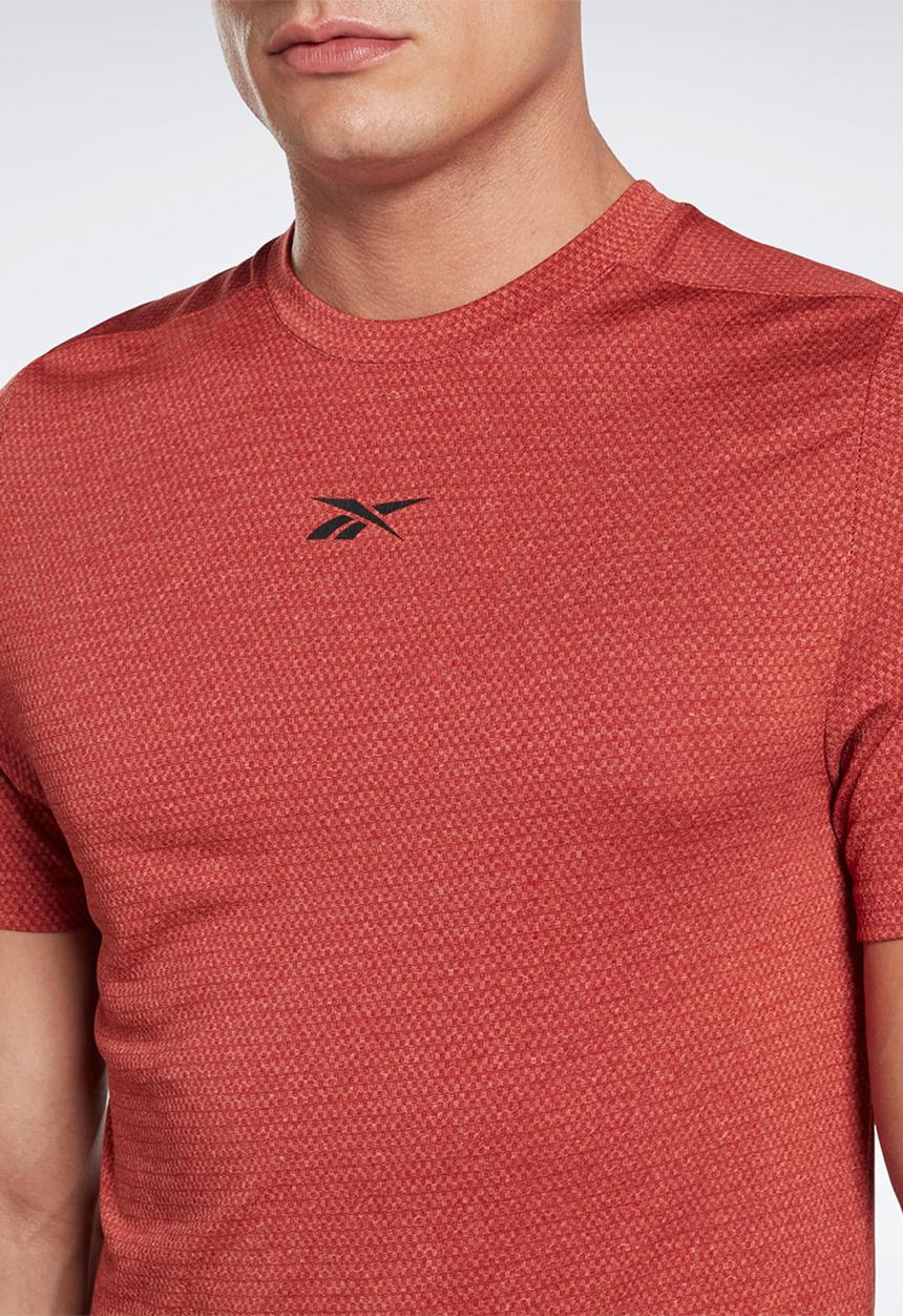 Reebok -  Workout Ready Melange T-Shirt - Rhodonite