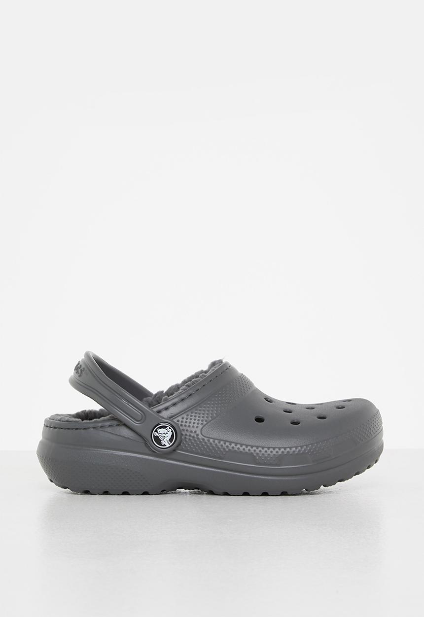 Crocs - Classic lined clog k - slate grey & smoke