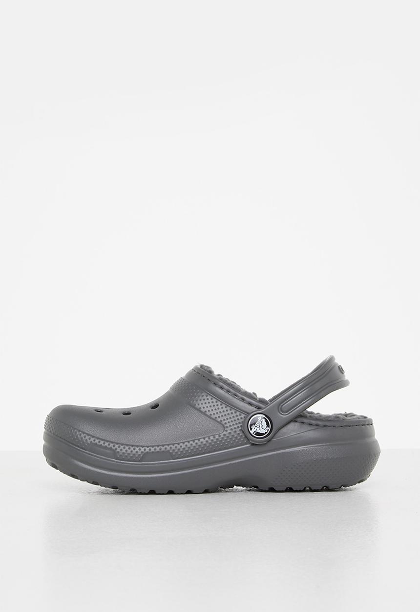 Crocs - Classic lined clog k - slate grey & smoke