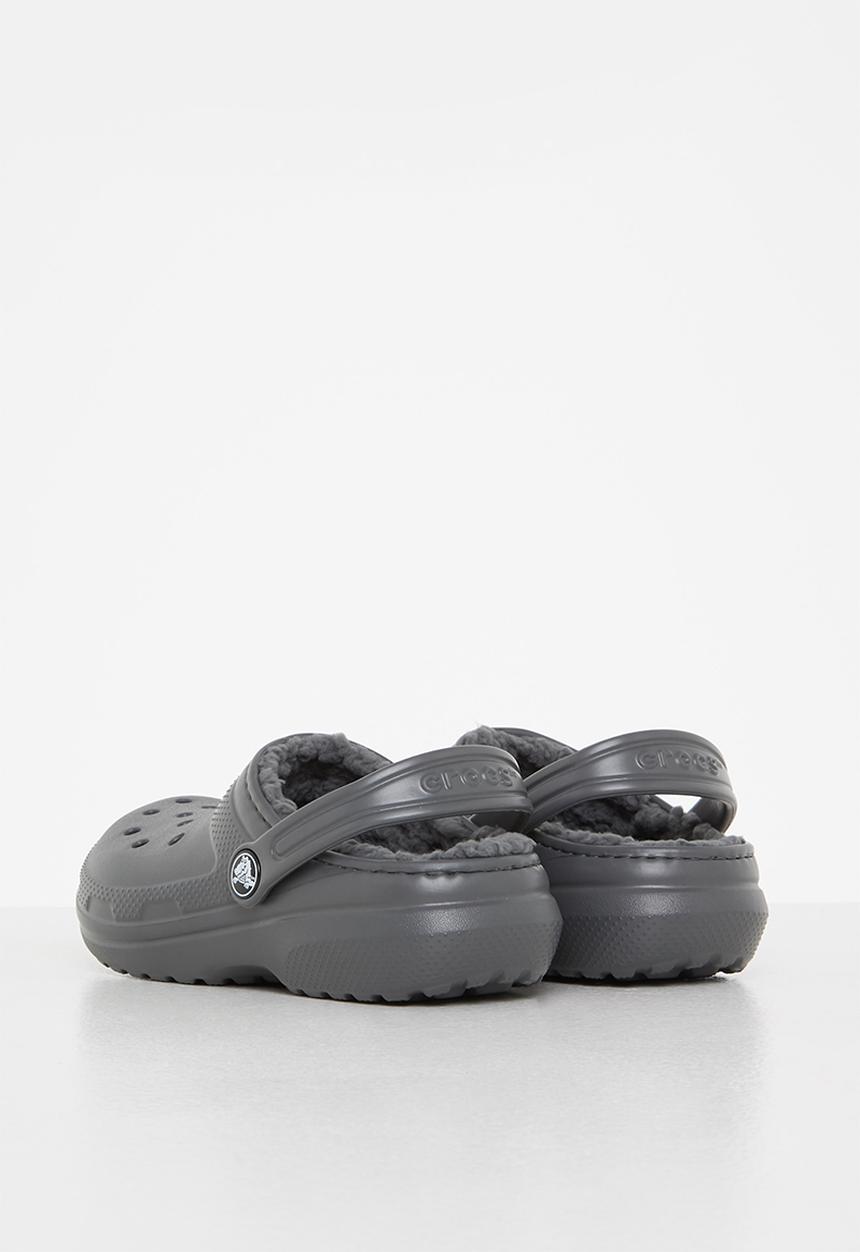 Crocs - Classic lined clog k - slate grey & smoke