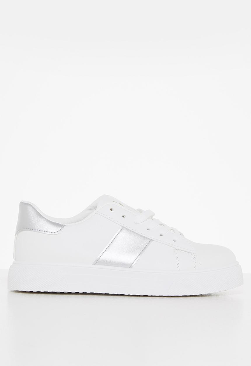 KG - Kelly sneaker - silver chrome/white