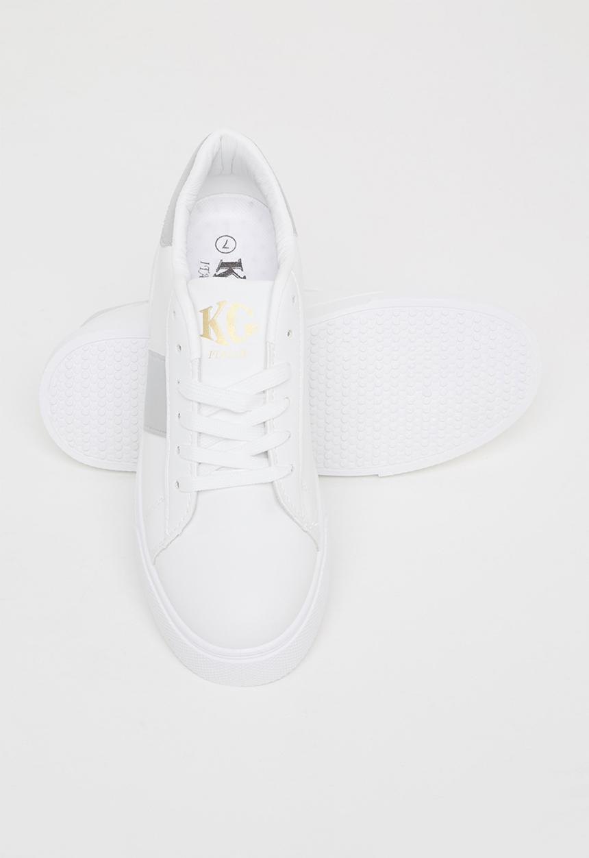 KG - Kelly sneaker - silver chrome/white