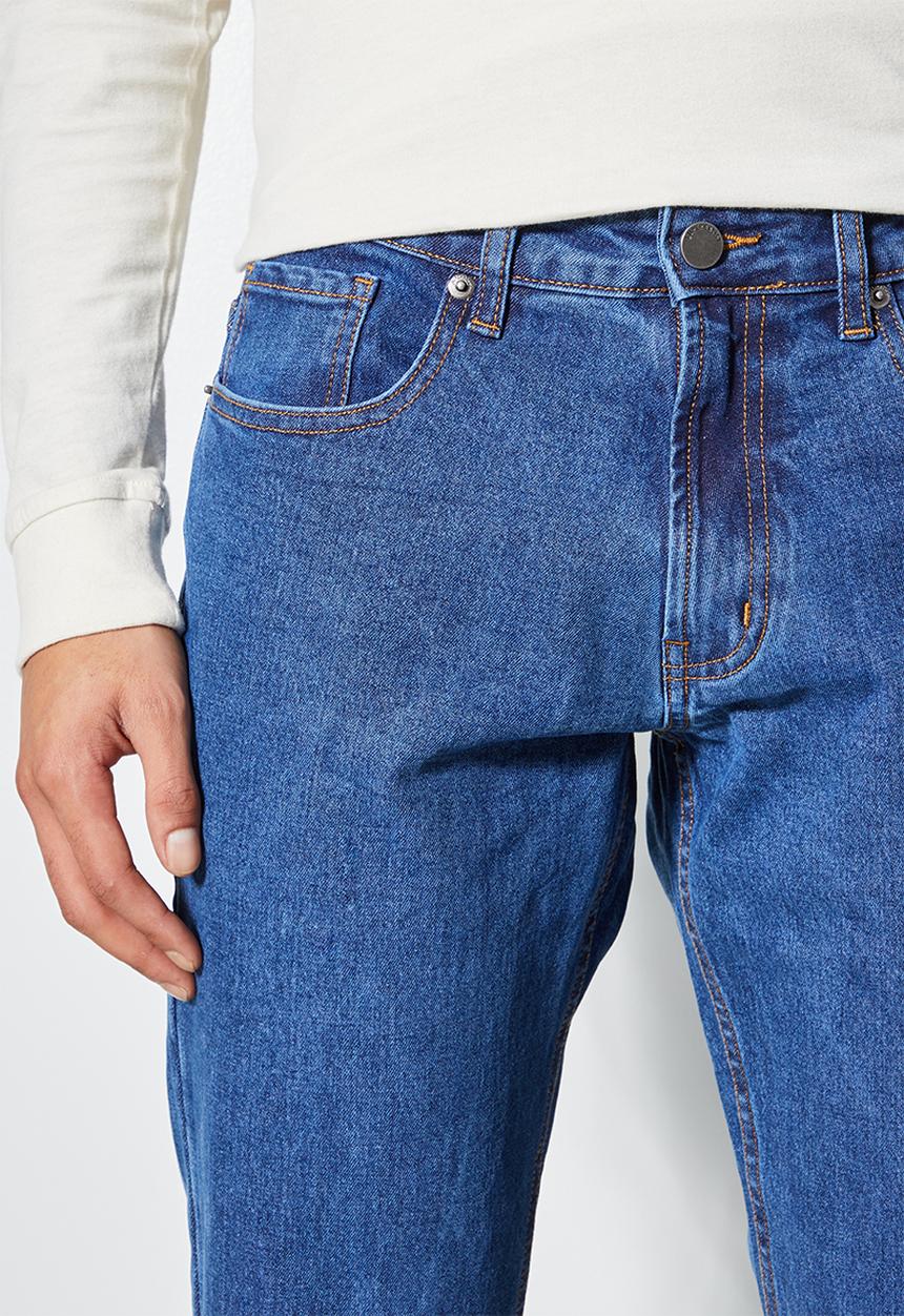 Superbalist - Detroit slim tapered jeans - mid blue