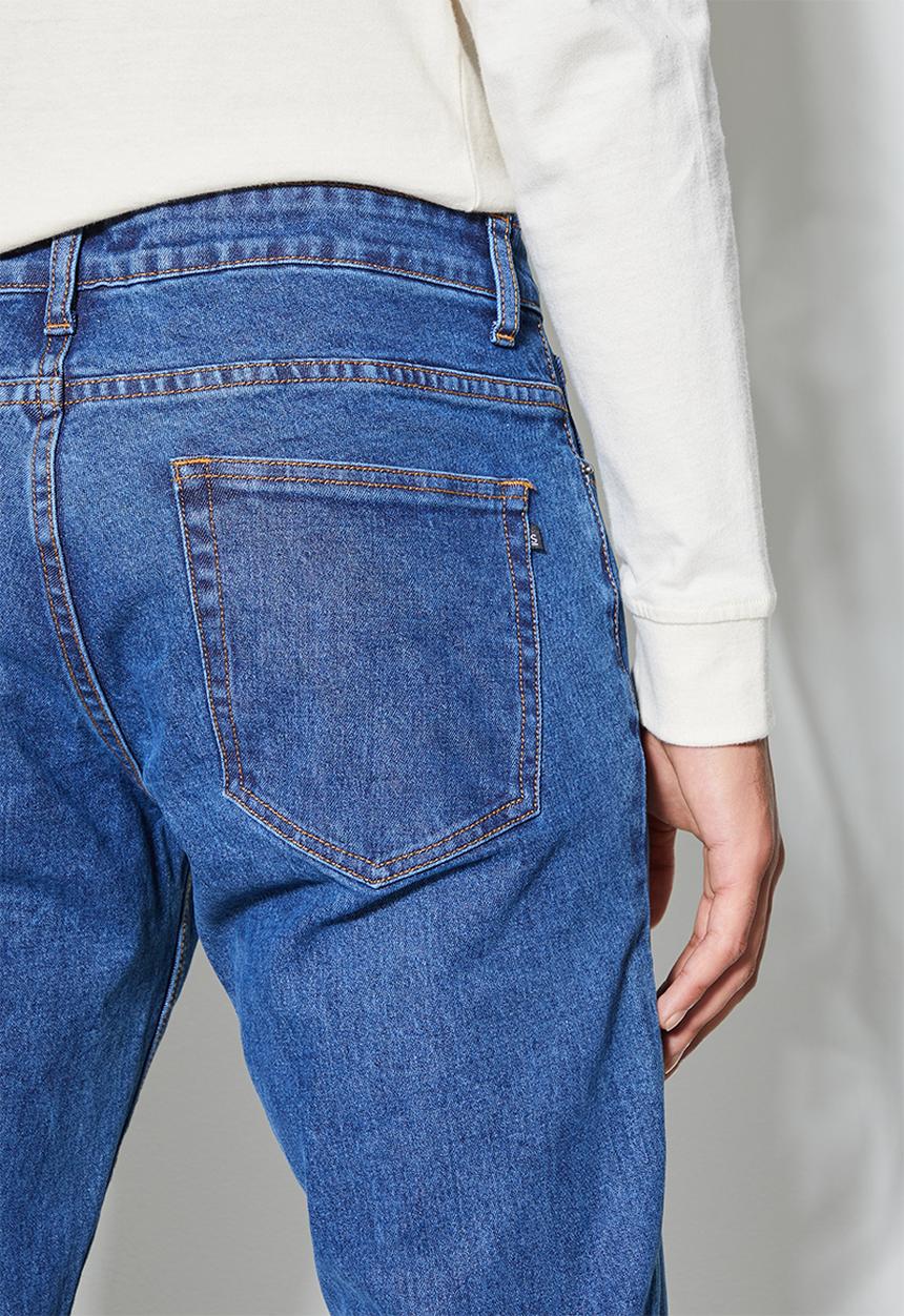 Superbalist - Detroit slim tapered jeans - mid blue