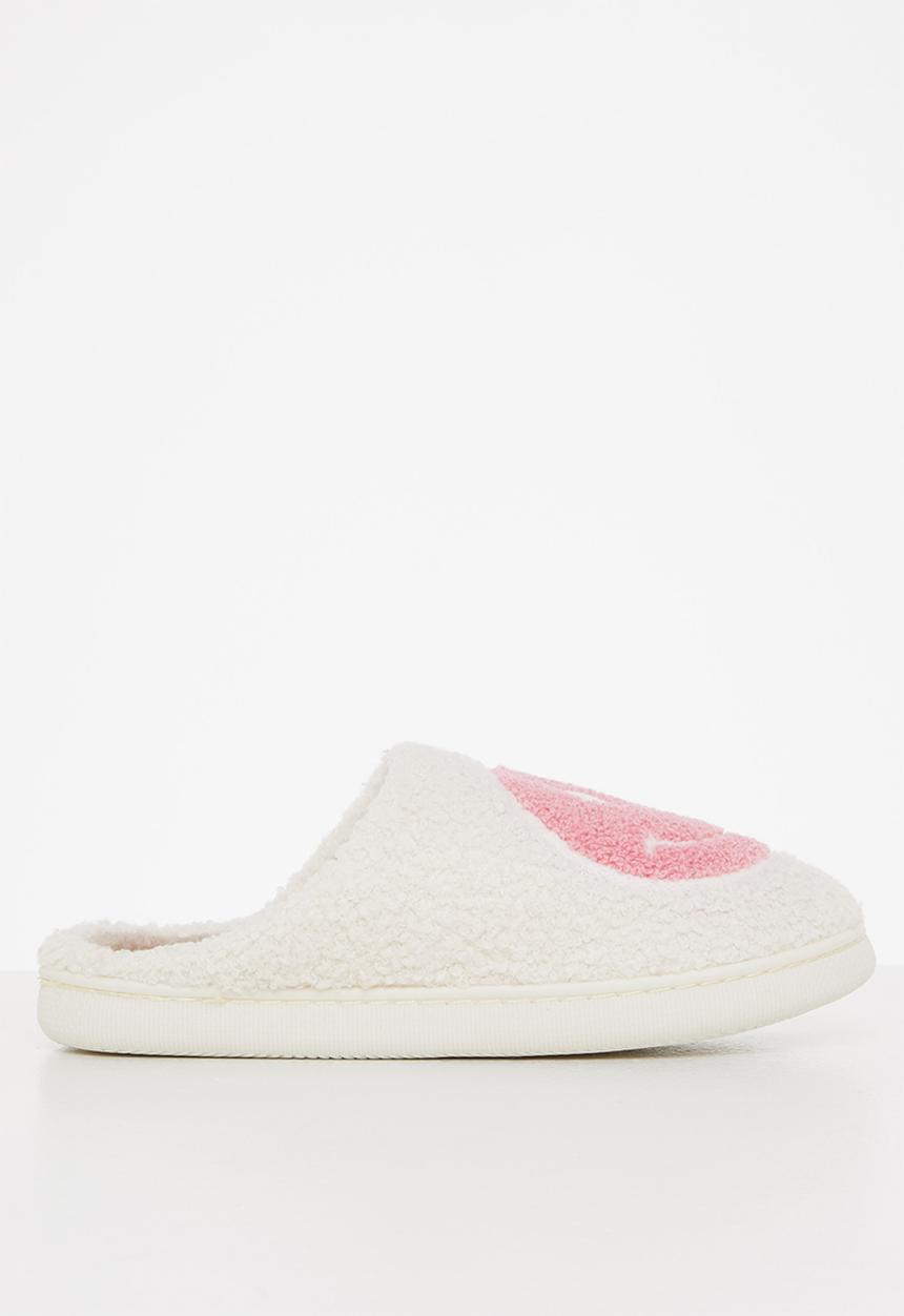 dailyfriday - Smiley slippers - off white/pink
