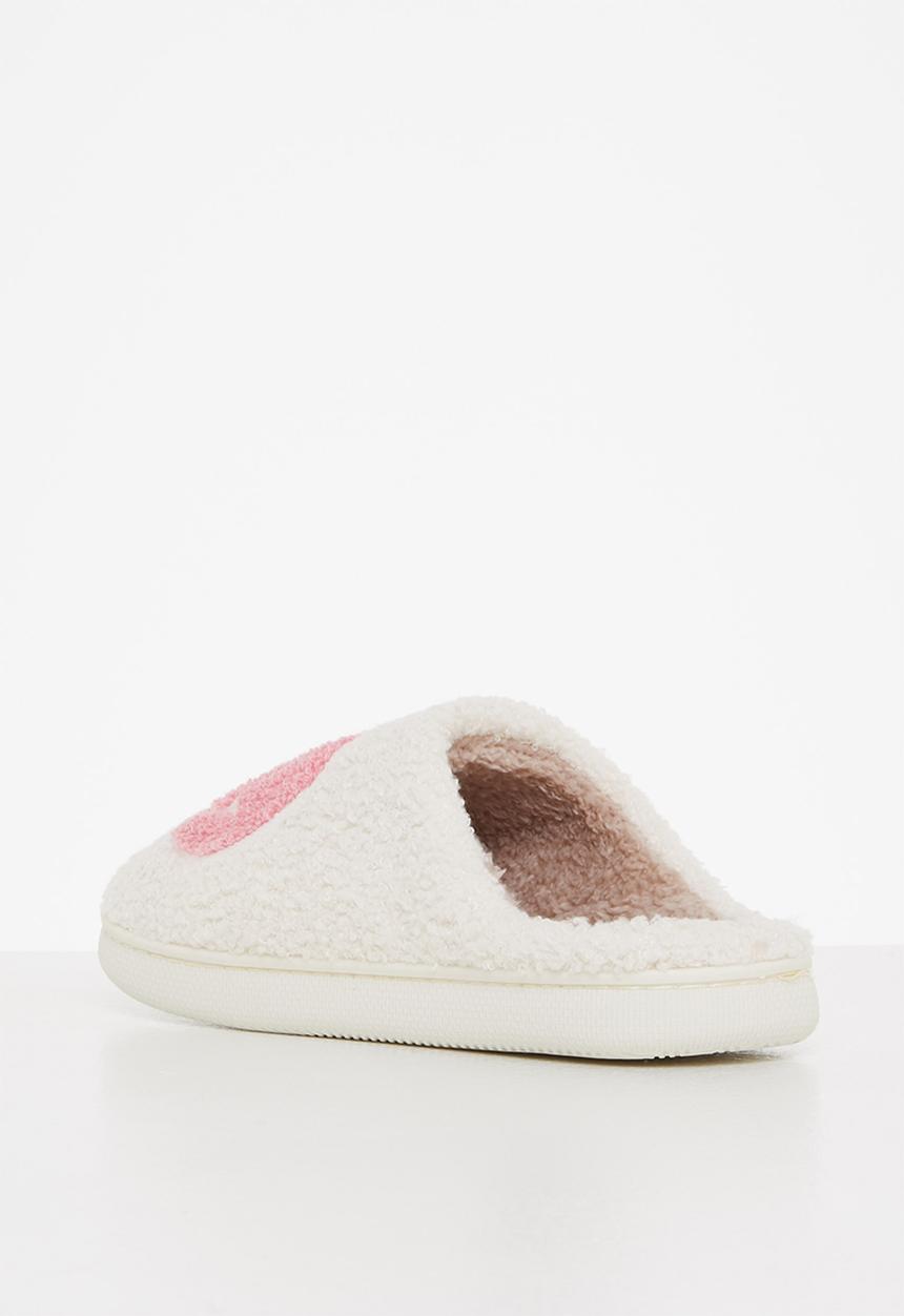 dailyfriday - Smiley slippers - off white/pink
