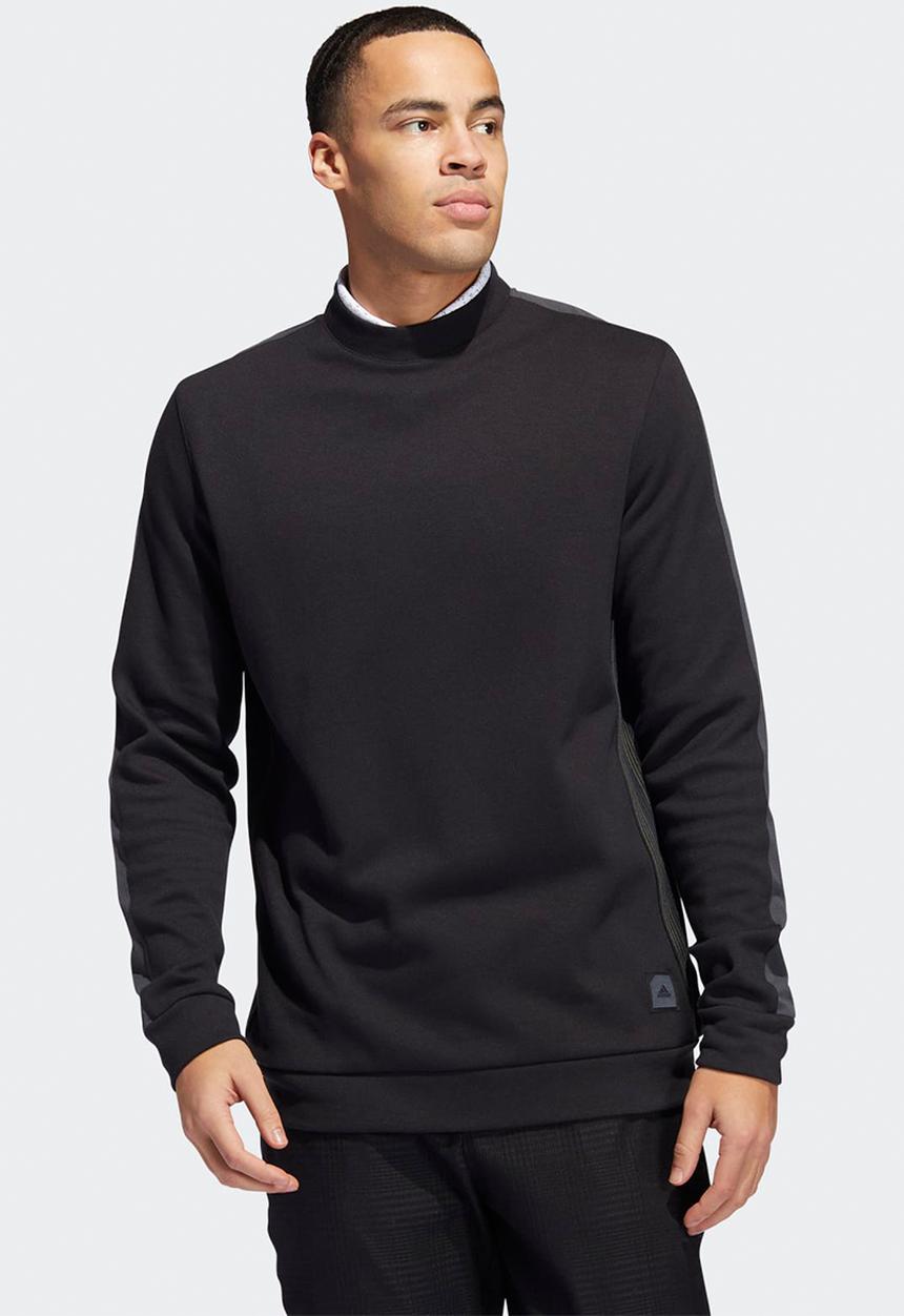 adidas Performance - Adicross Crewneck Golf  Pullover - Black