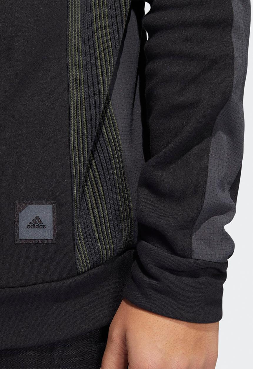 adidas Performance - Adicross Crewneck Golf  Pullover - Black