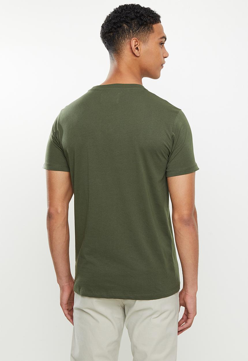 Replay - Essential crew neck tee - olive