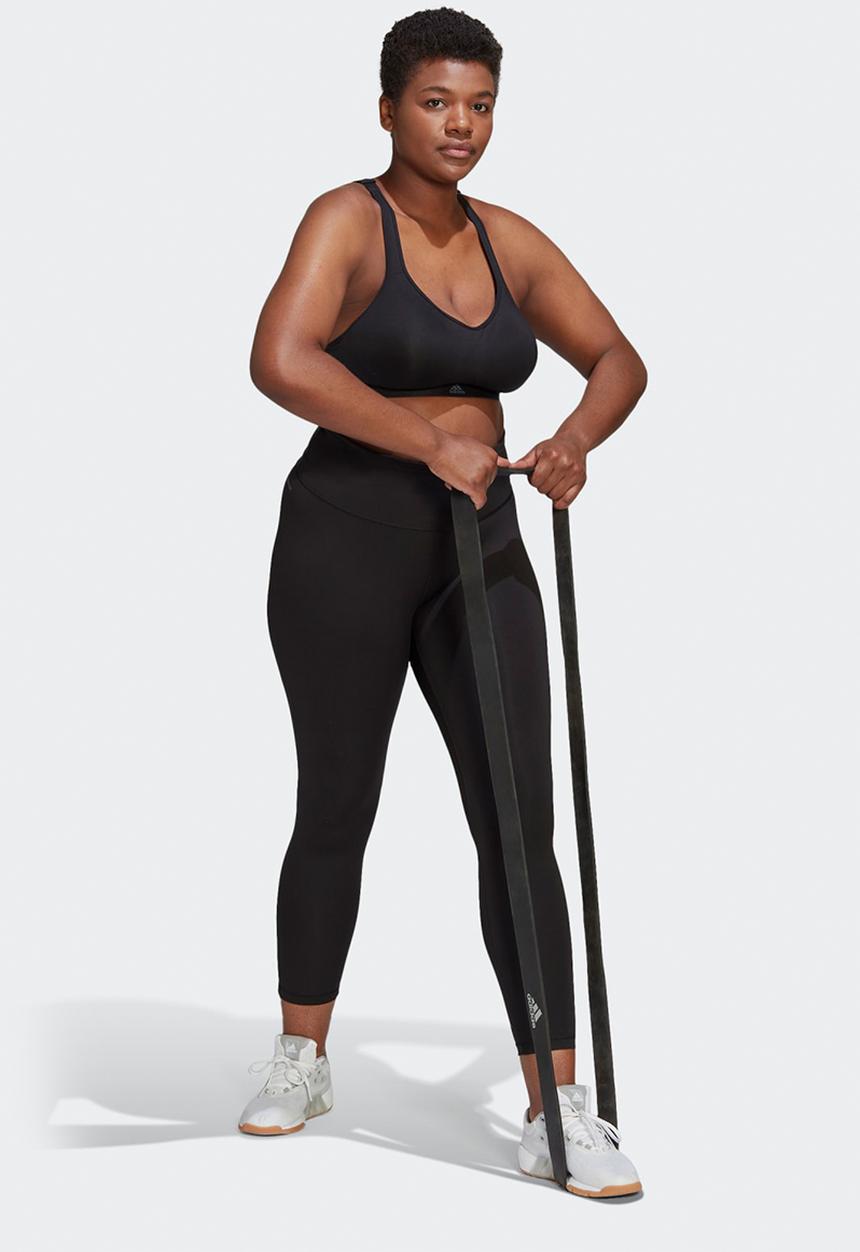 adidas Performance - Plus vf solid 7/8 tights plus size - black
