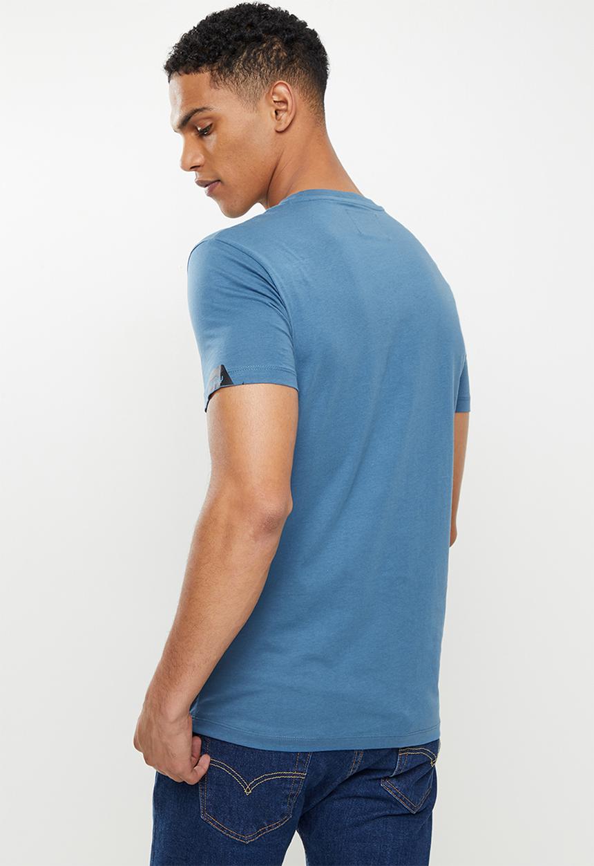Replay - Essential crew neck tee - blue