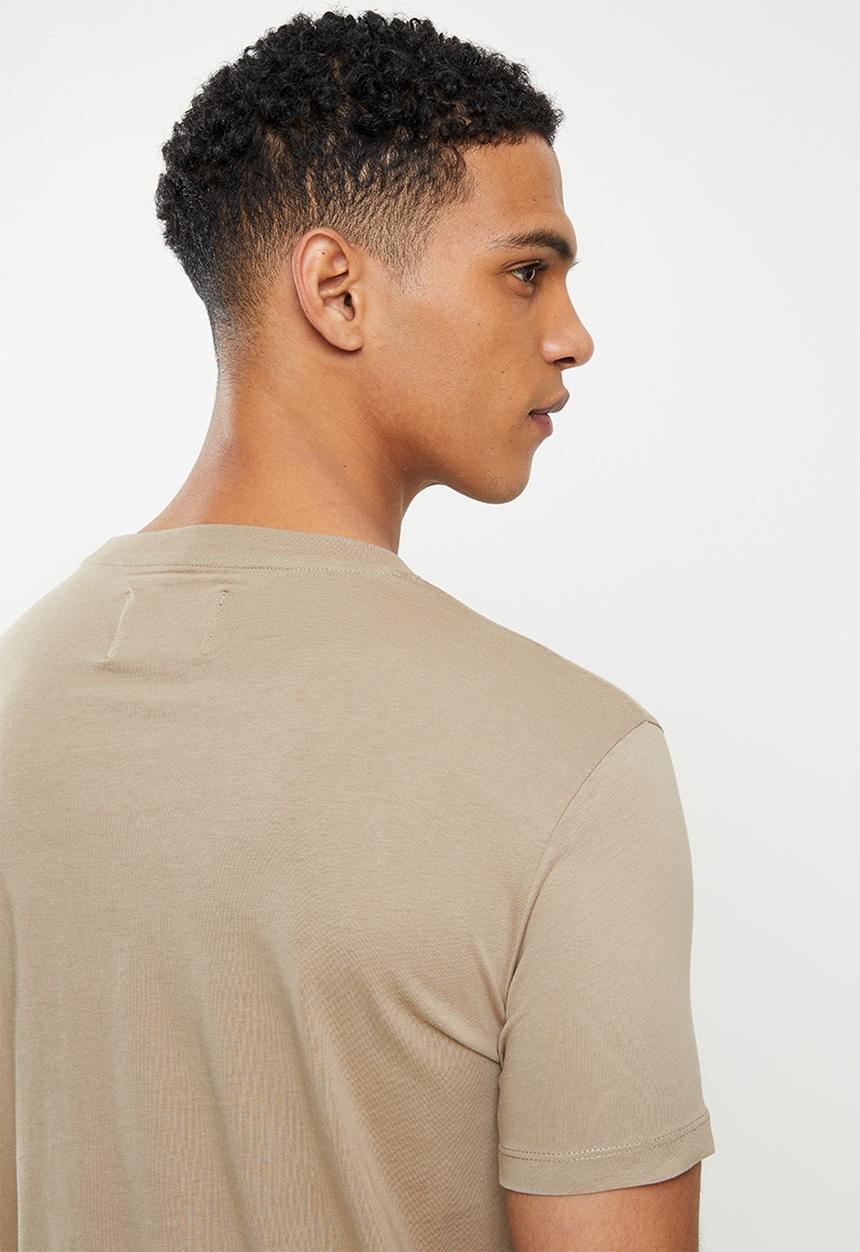 Replay - Essential crew neck tee - beige