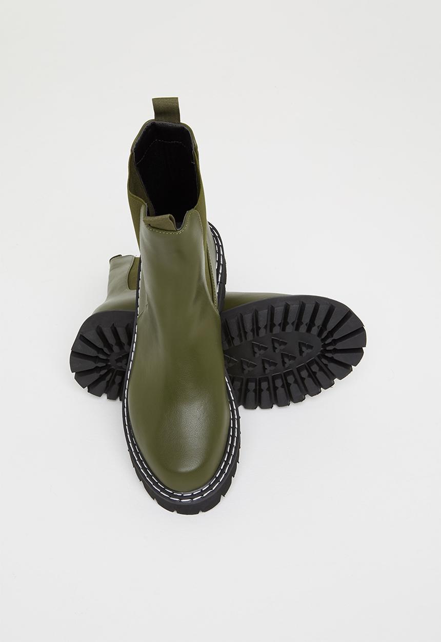 Rock & Co - Lash 1 chelsea boot - olive