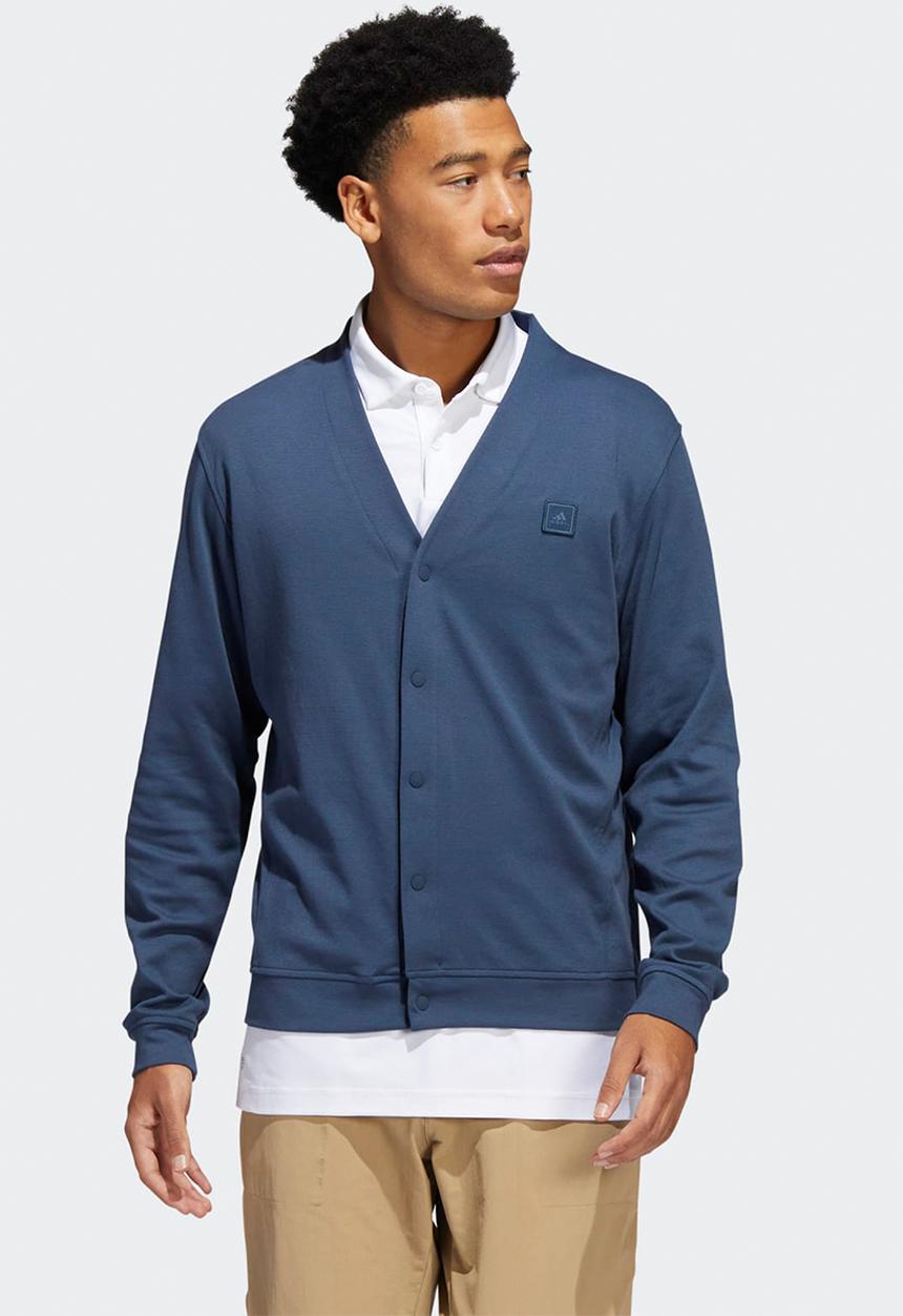 adidas Performance - Go-To Golf Cardigan - Navy