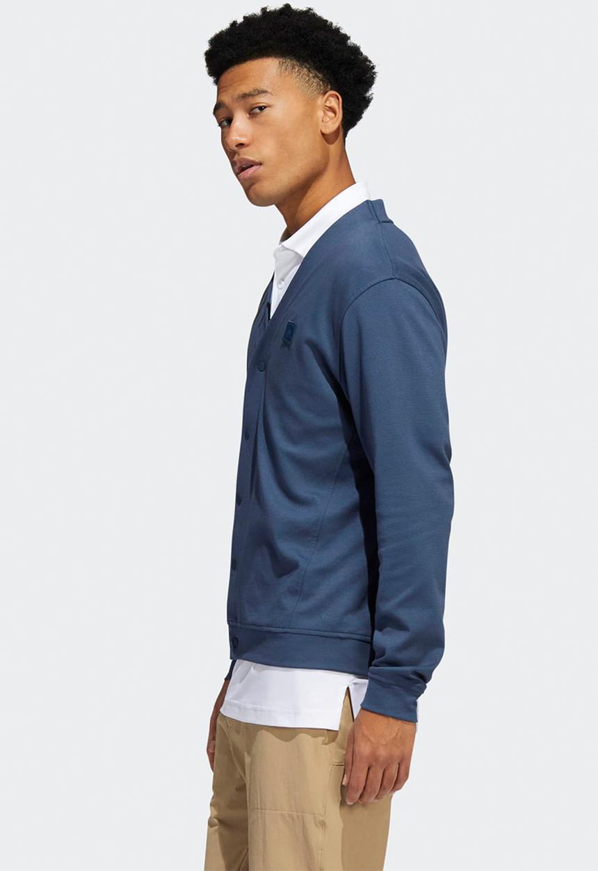 adidas Performance - Go-To Golf Cardigan - Navy