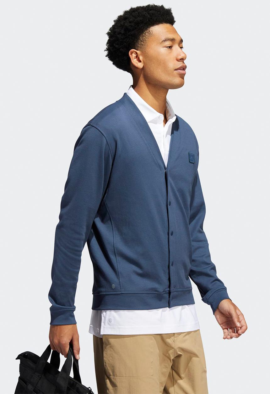 adidas Performance - Go-To Golf Cardigan - Navy