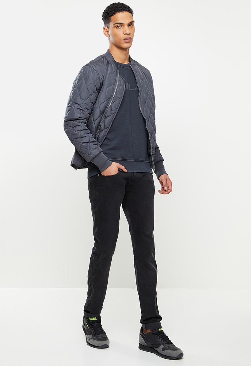 Replay - Essential logo crew sweat - black