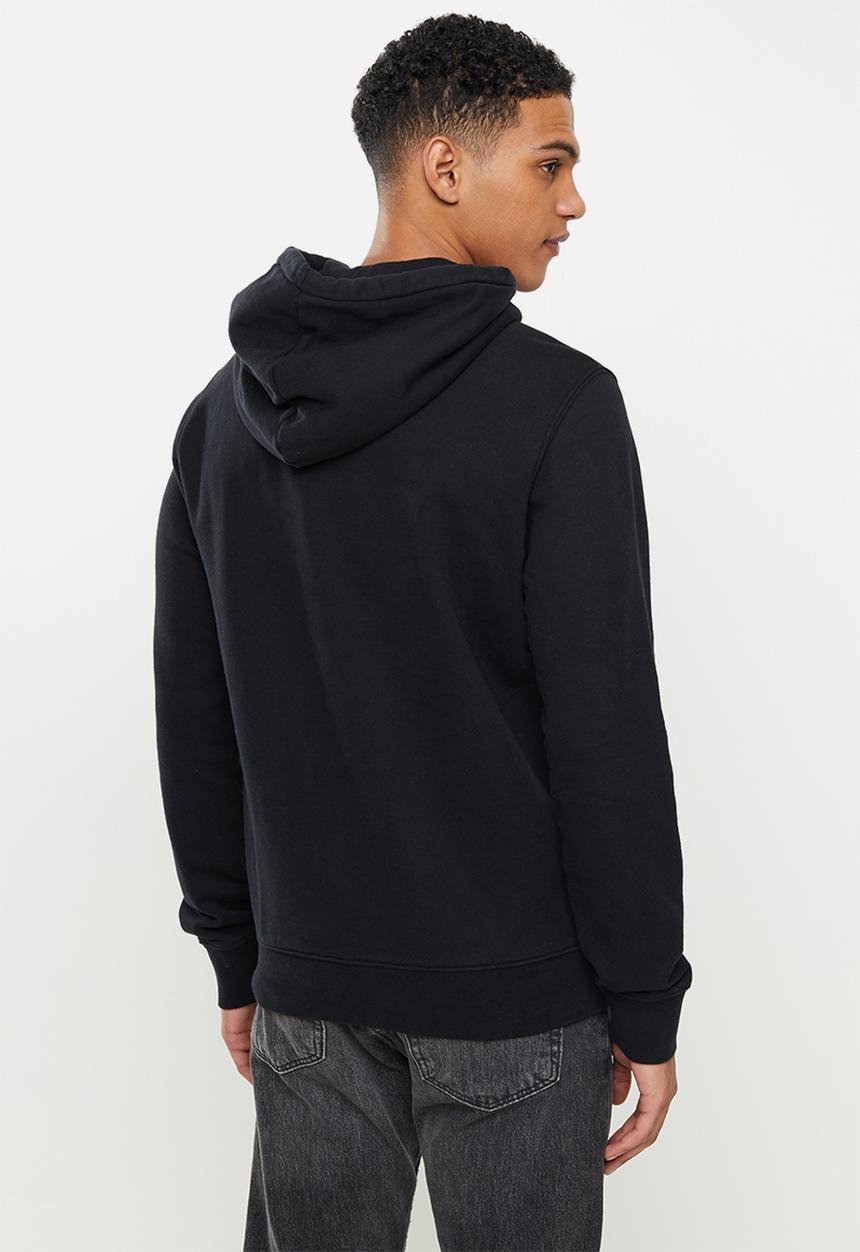 Replay - Replay printed hoody - black