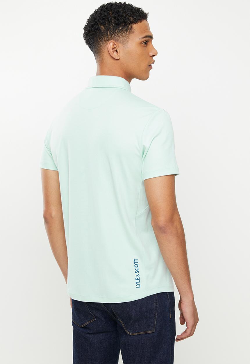 Lyle & Scott - Venture stretch Polo - Acid blue