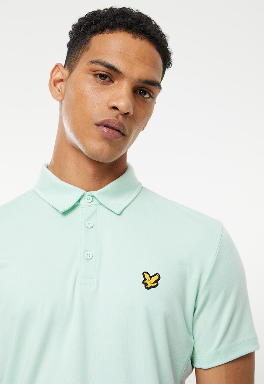 Lyle & Scott - Venture stretch Polo - Acid blue