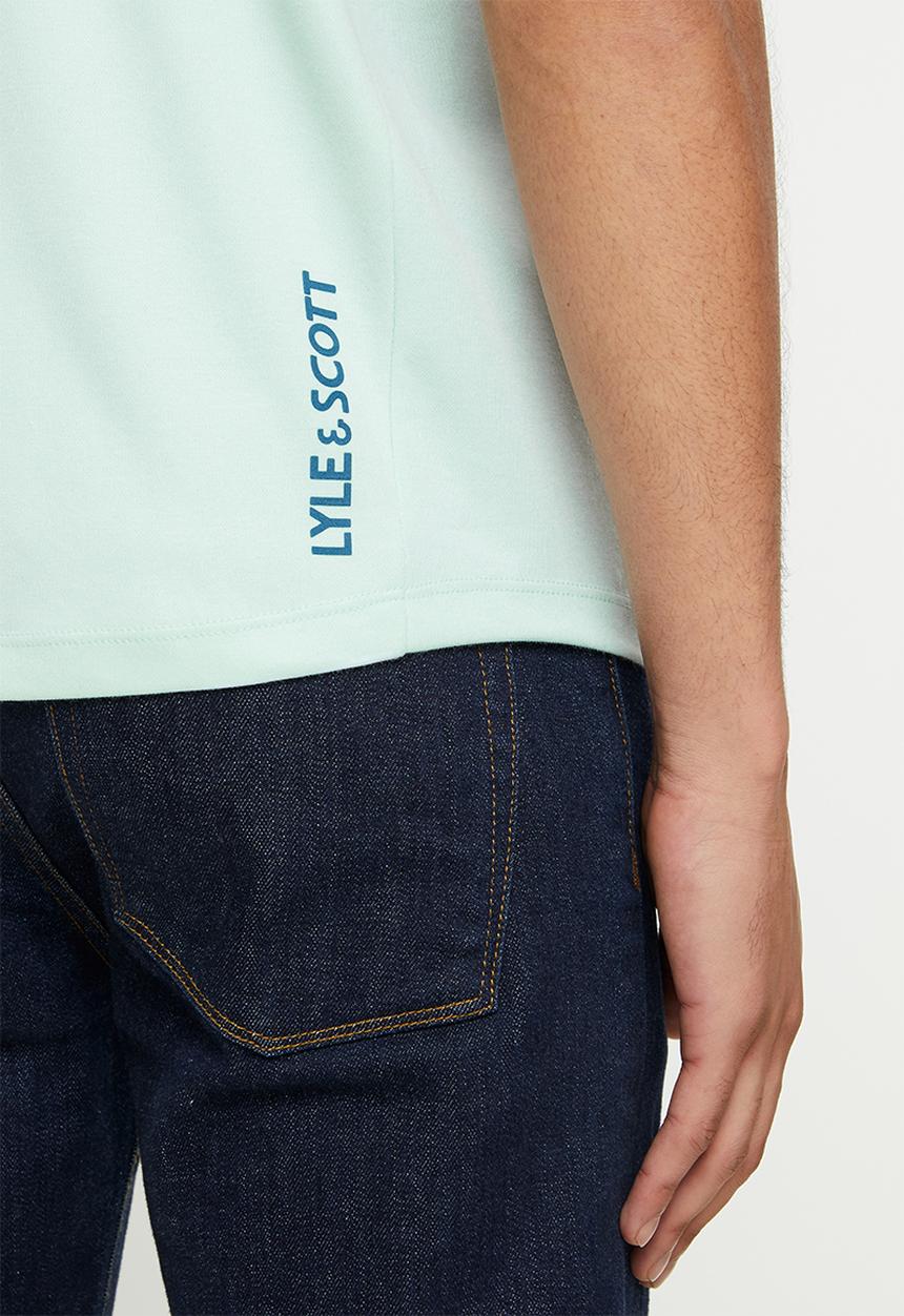 Lyle & Scott - Venture stretch Polo - Acid blue