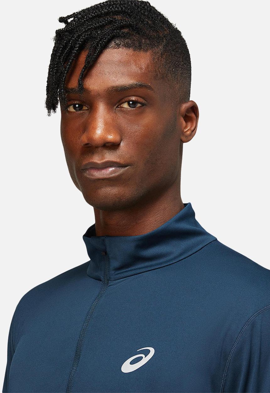 ASICS - Long Sleeve 1/2 zip Top - French Blue