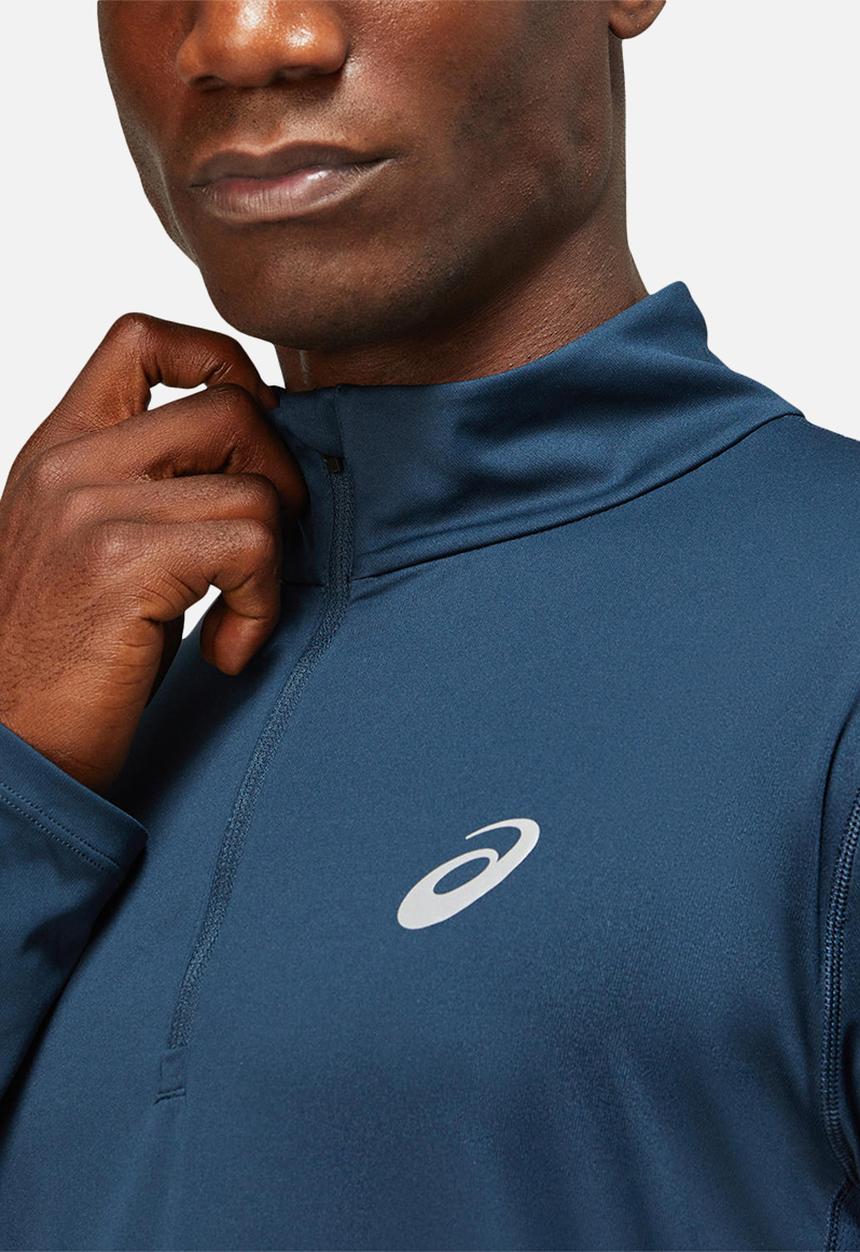 ASICS - Long Sleeve 1/2 zip Top - French Blue