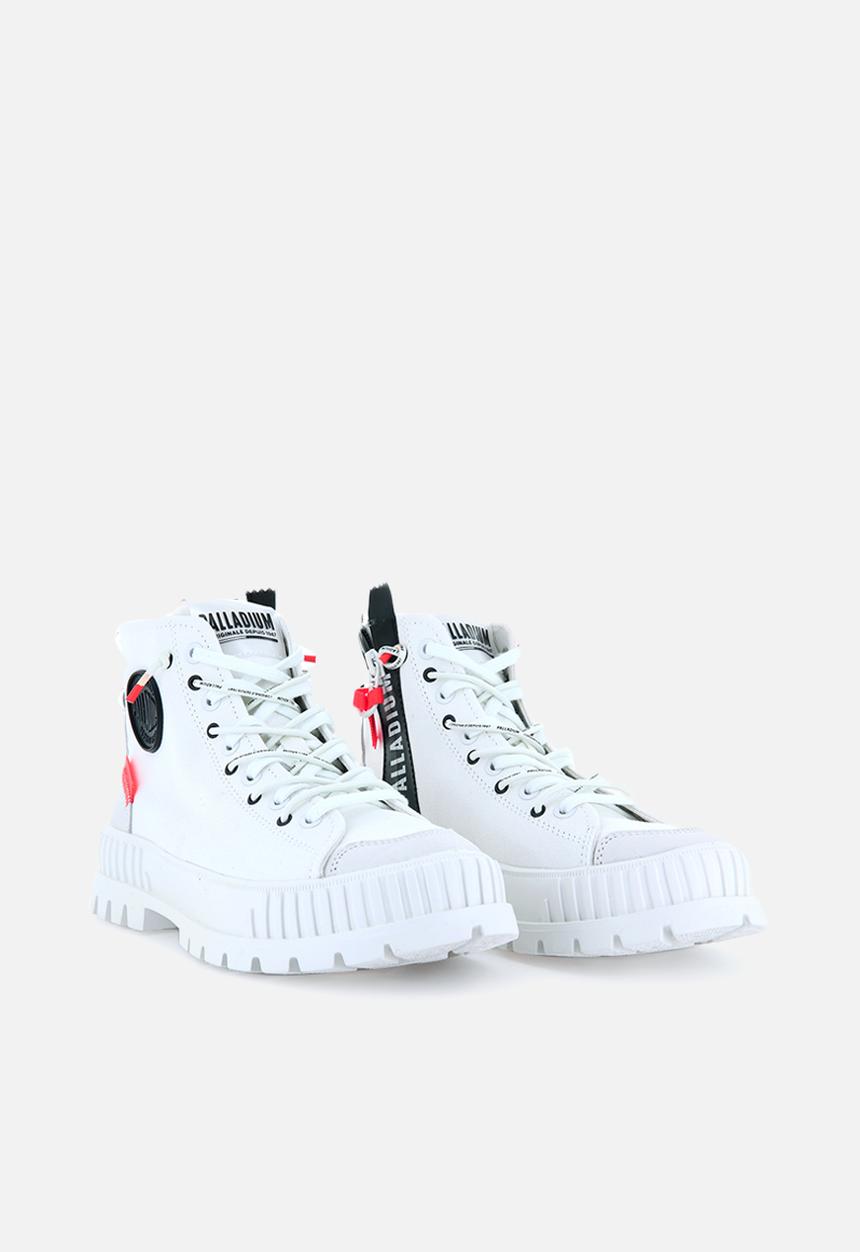 Palladium - Pallashock back zip - star white