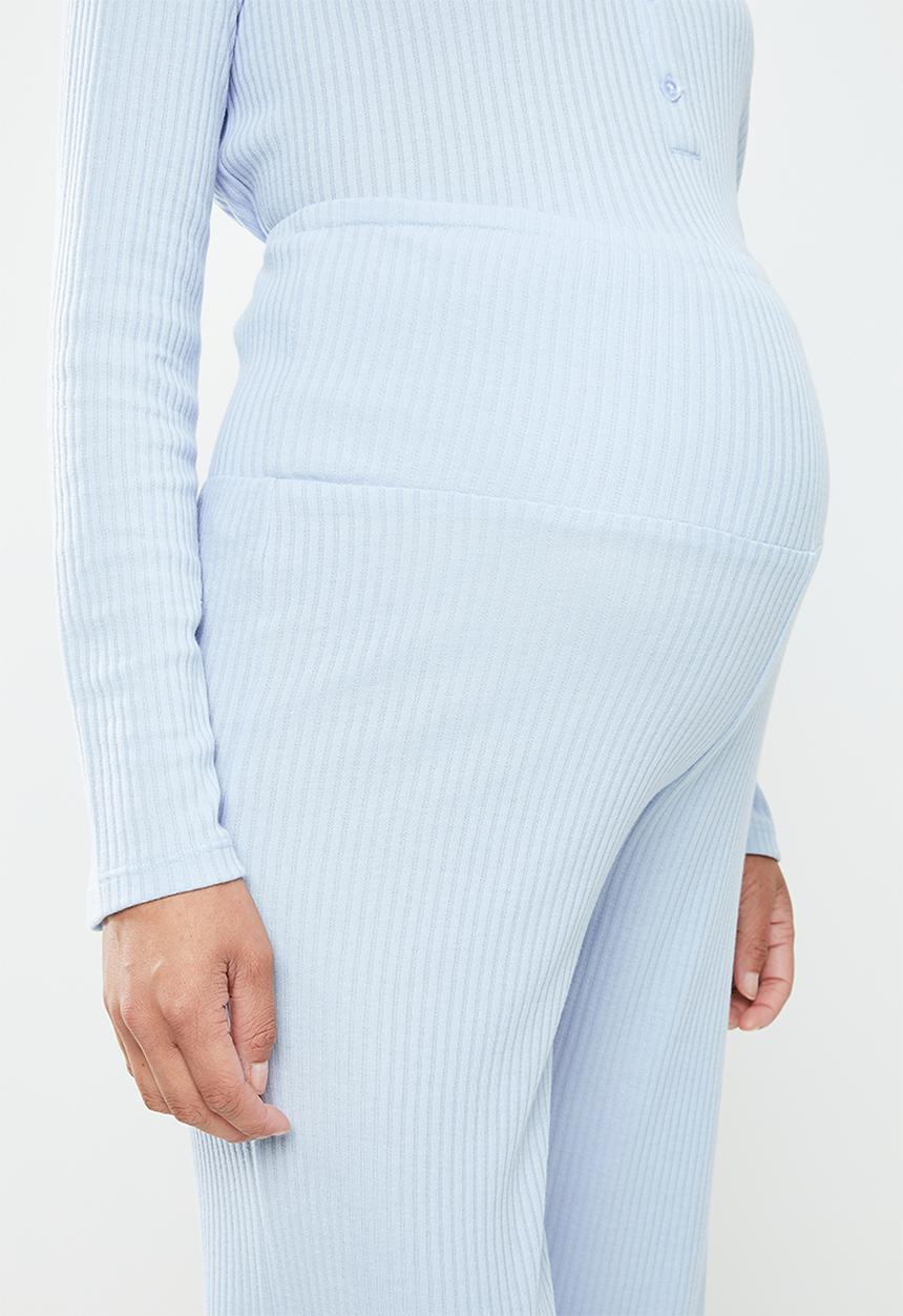 Superbalist - Maternity waffle nursing sleep set - zen blue