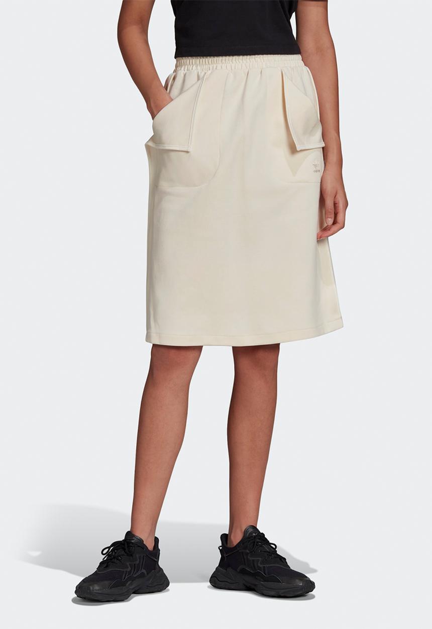 adidas Originals - Side pockets non-dye skirt - stone