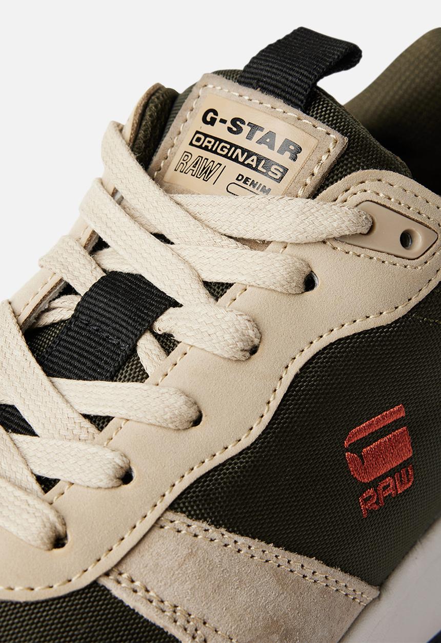 G-STAR - Theq run ctr m - olive & sand