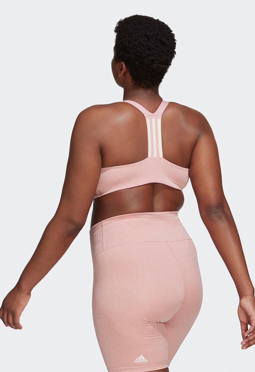 adidas Performance - Plus trn ms 3sps training bra - wonder mauve